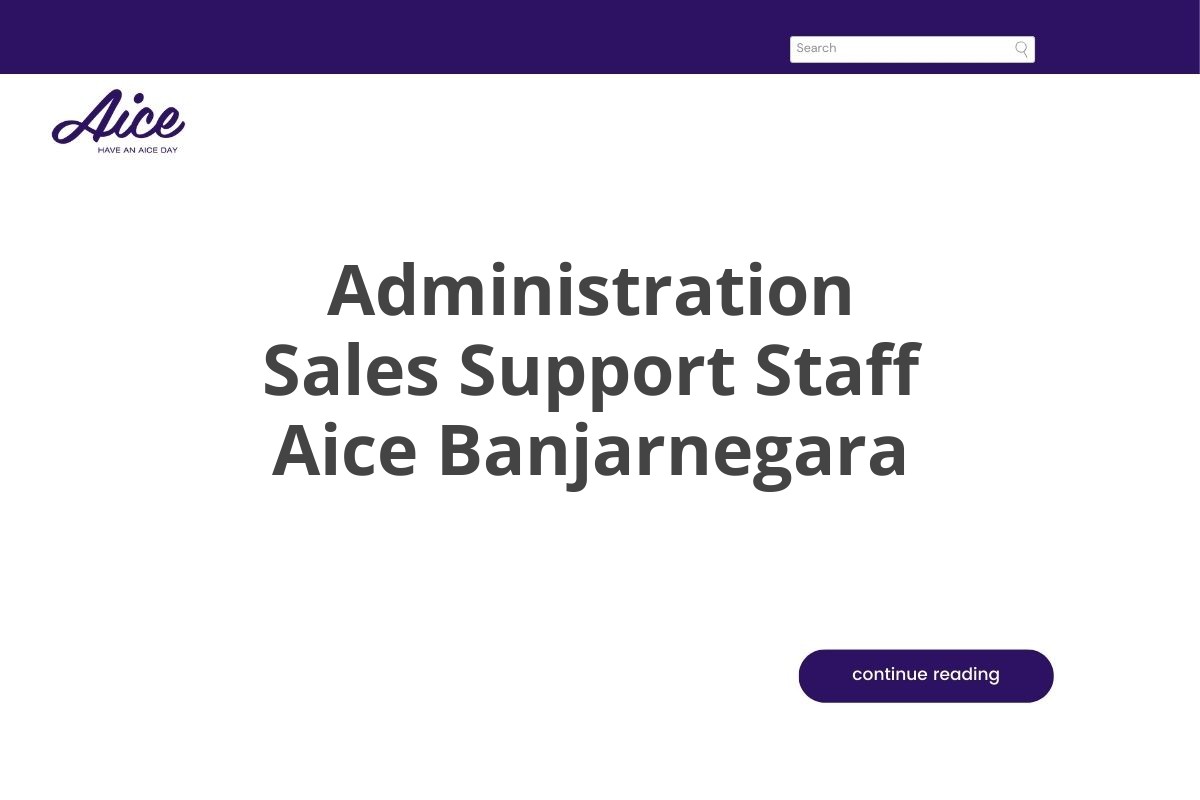 Administration Sales Support Staff Aice Banjarnegara