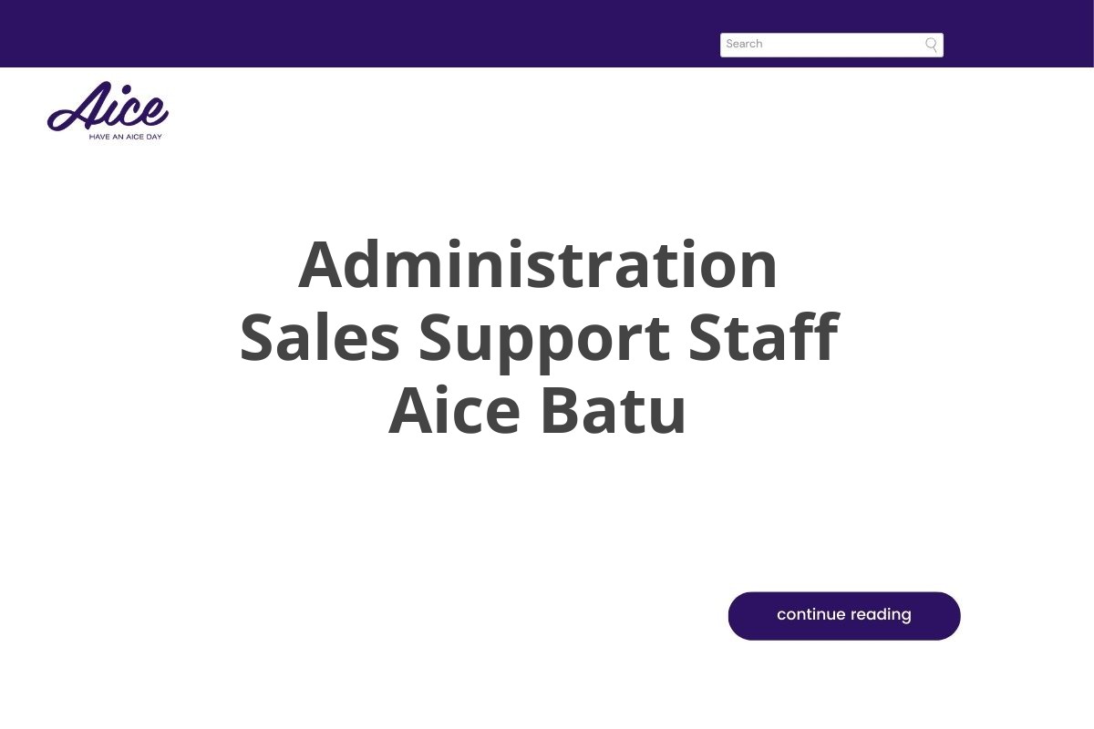 Administration Sales Support Staff Aice Batu