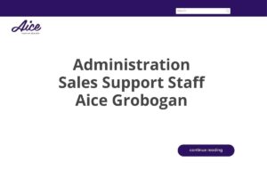 Administration Sales Support Staff Aice Grobogan