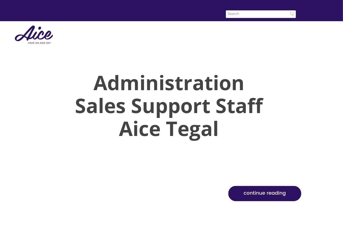 Administration Sales Support Staff Aice Tegal