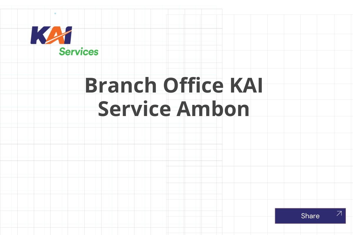 Branch Office KAI Service Ambon