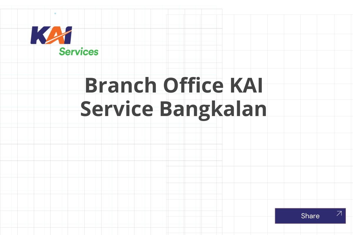 Branch Office KAI Service Bangkalan