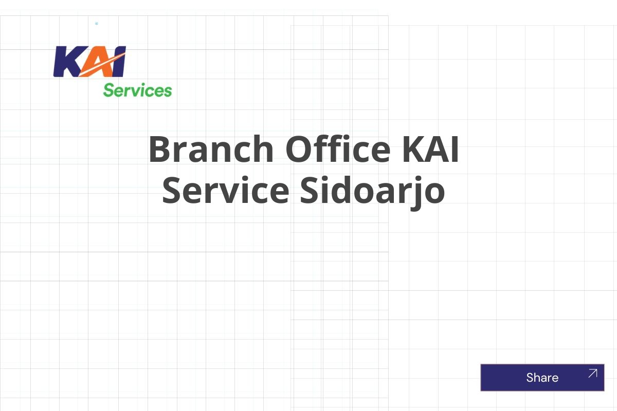 Branch Office KAI Service Sidoarjo