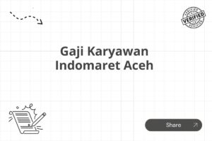 Gaji Karyawan Indomaret Aceh