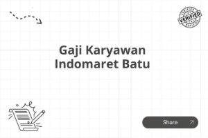 Gaji Karyawan Indomaret Batu