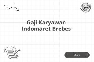 Gaji Karyawan Indomaret Brebes
