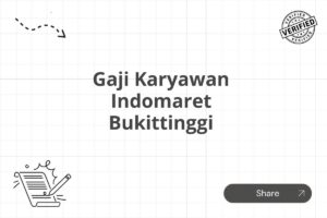 Gaji Karyawan Indomaret Bukittinggi