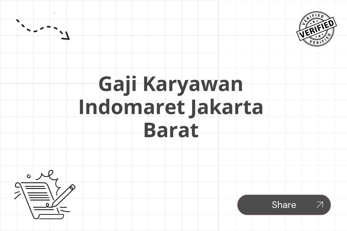 Gaji Karyawan Indomaret Jakarta Barat