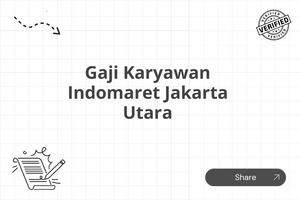 Gaji Karyawan Indomaret Jakarta Utara