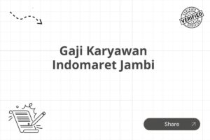 Gaji Karyawan Indomaret Jambi