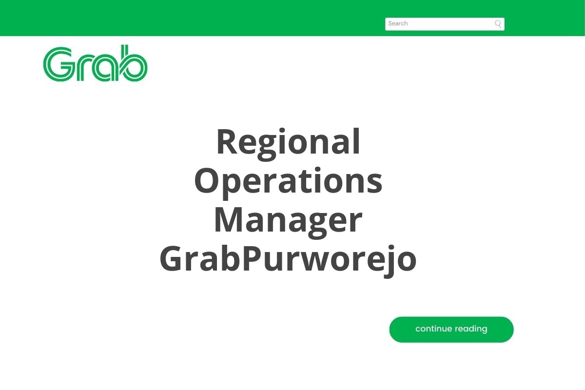 Regional Operations Manager GrabPurworejo