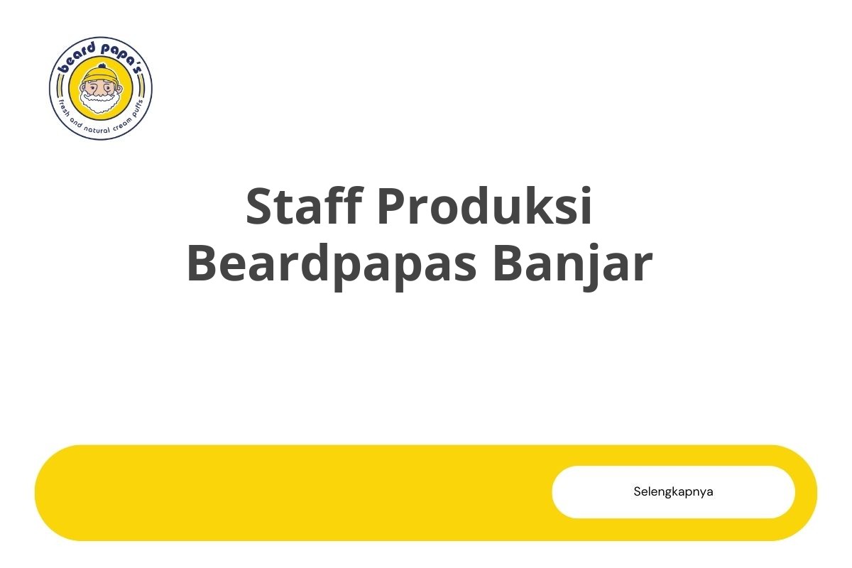 Staff Produksi Beardpapas Banjar