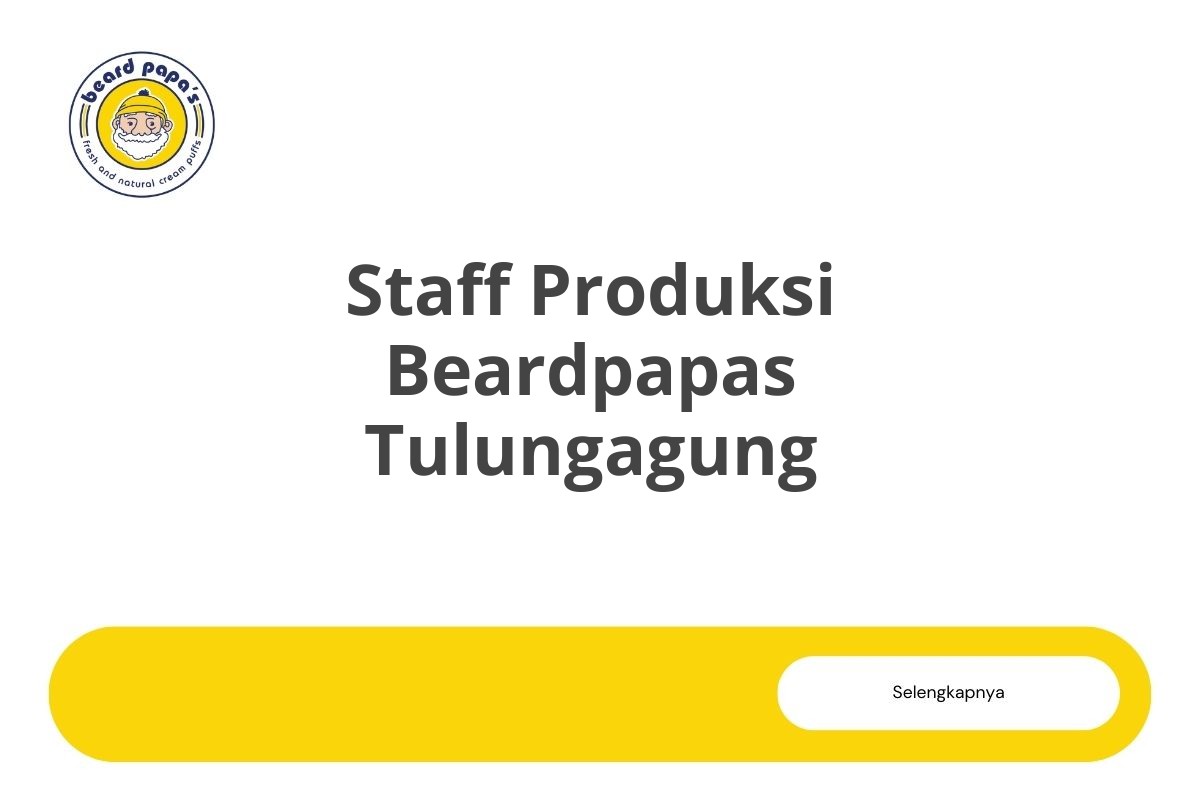 Staff Produksi Beardpapas Tulungagung