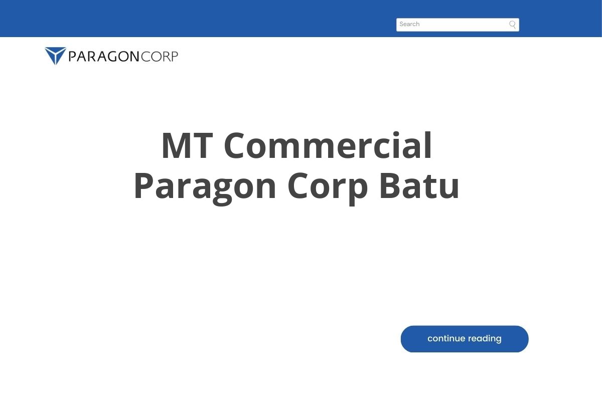 MT Commercial Paragon Corp Batu