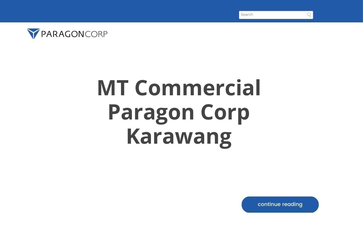 MT Commercial Paragon Corp Karawang