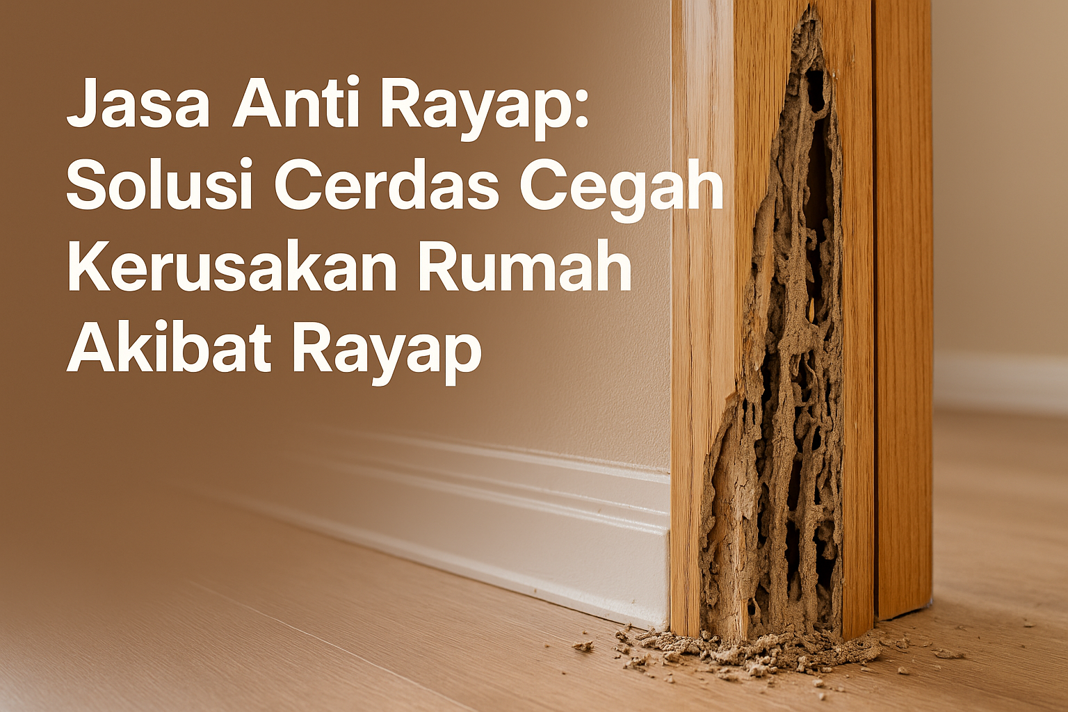 Jasa Anti Rayap Solusi Cerdas Cegah Kerusakan Rumah Akibat Rayap